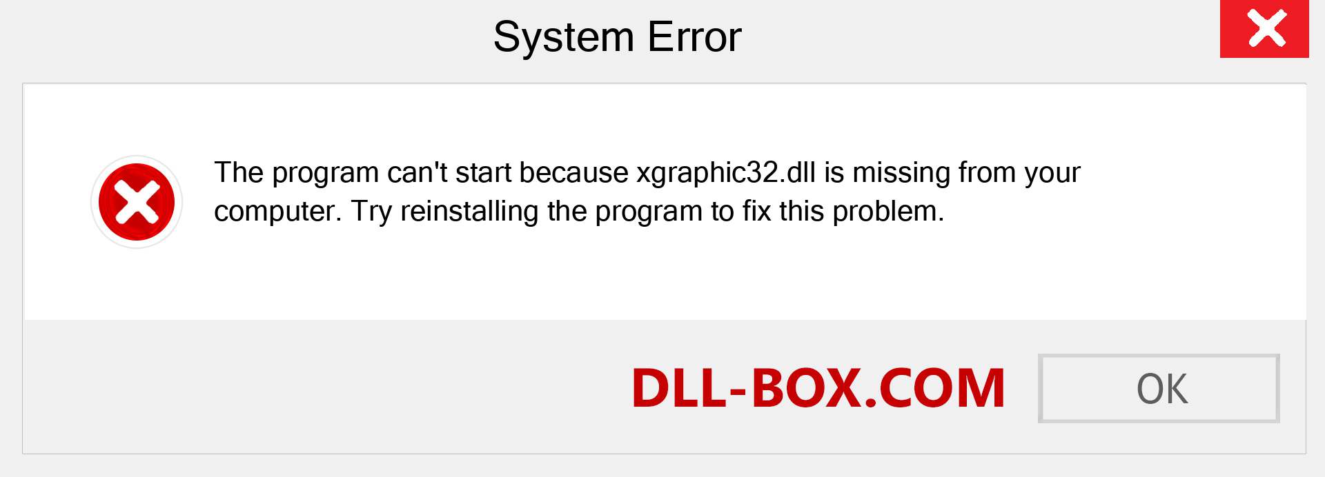  xgraphic32.dll file is missing?. Download for Windows 7, 8, 10 - Fix  xgraphic32 dll Missing Error on Windows, photos, images